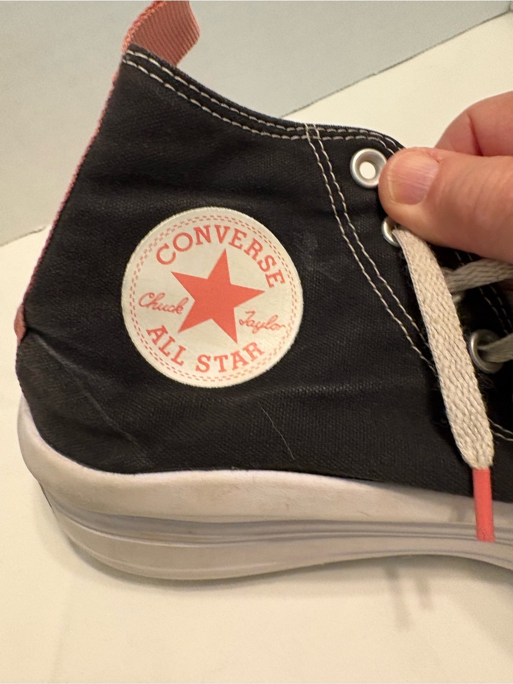 Converse Chuck Taylor All Star Move High Top Platform Sneakers Black Size 7 - Picture 4 of 9